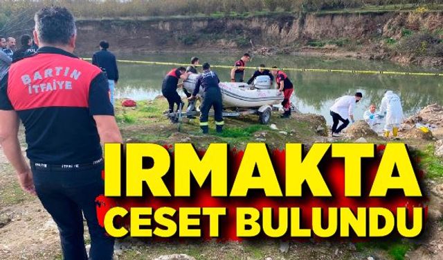 Irmakta ceset bulundu