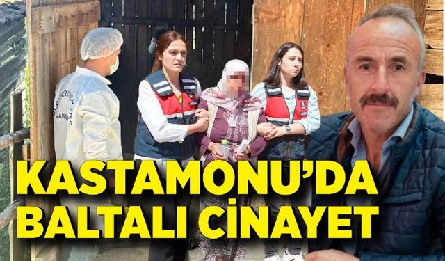 Samanlıkta baltalı cinayet