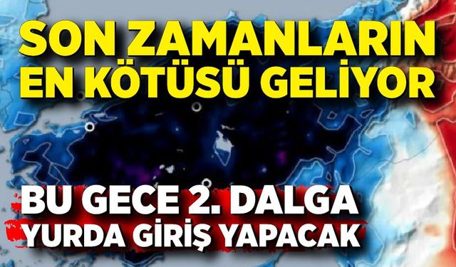 Son zamanların en kötüsü geliyor! Bu gece ikinci kirli hava dalgası Türkiye’ye giriş yapacak