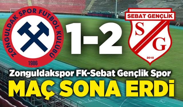 Zonguldakspor FK-Sebat Gençlik Spor maçı başladı