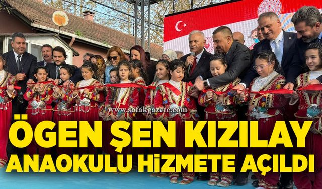 Türk Kızılayı’nın projesi hayata geçti: Ögen Şen Kızılay Anaokulu hizmete açıldı