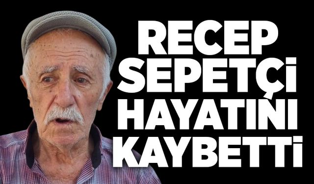 Recep Sepetçi hayatını kaybetti