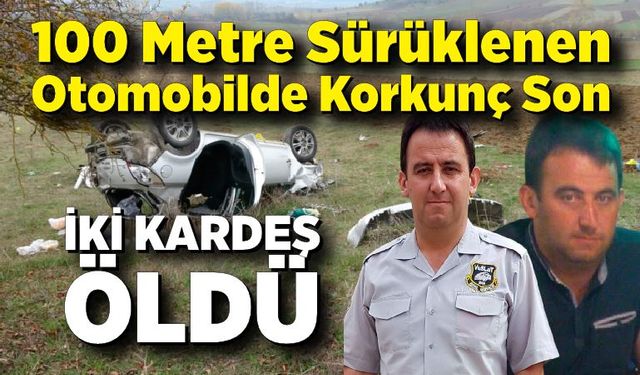 Otomobil takla attı, iki kardeş öldü
