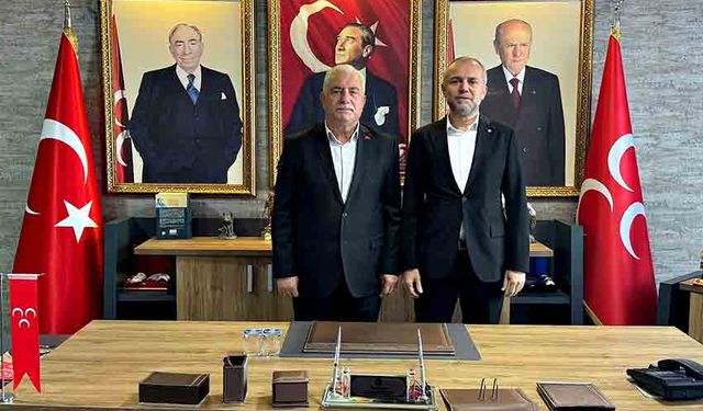 Kdz. Ereğli TSO, MHP İlçe Başkanlığını ziyaret etti