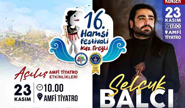 16. Hamsi Festivali 23 Kasım Pazar günü yapılacak