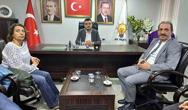 Kdz.Ereğli Gazeteciler Derneği’nden AK Parti’ye ziyaret