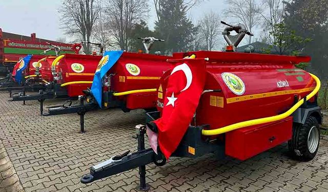Gölyaka’ya 6 çok amaçlı su tankeri tahsis edildi