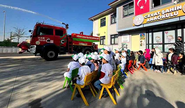 Minik öğrenciler orman bilinciyle tanıştı