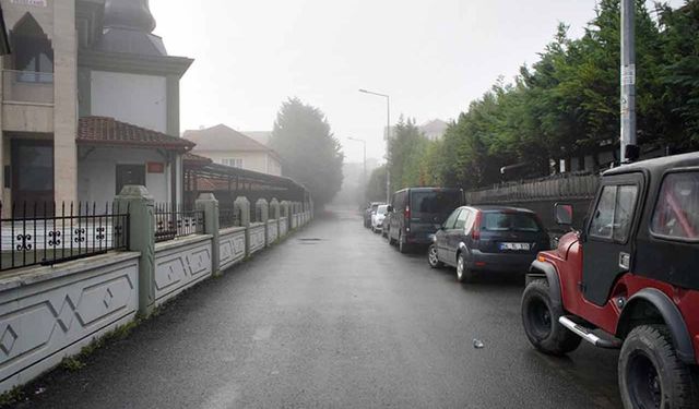 Sakarya'da sis görüş mesafesini 50 metreye düşürdü