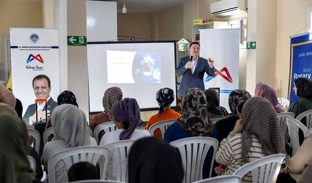 Kadınlara yönelik EVKA eğitimleri Mersin’de yoğun ilgi gördü