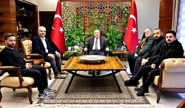 Vali Ali Fidan Düzceli gazetecileri ağırladı