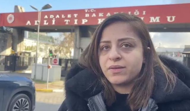 Adli Tıp Kurumu önünde tekme tokat kavga