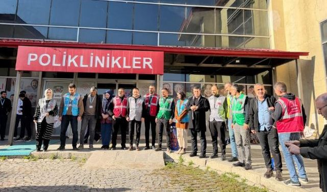 Ağız ve diş sağlığı merkezinde gerçeği aratmayan yangın tatbikatı