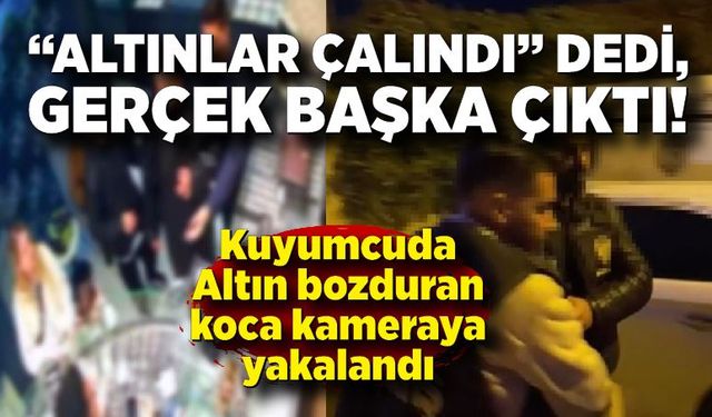 Eşinin altınlarını kumar borcu için aldı: Polis, tıraş olurken yakaladı