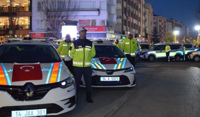 Bolu'da emniyet ve jandarmaya 68 yeni araç tahsis edildi