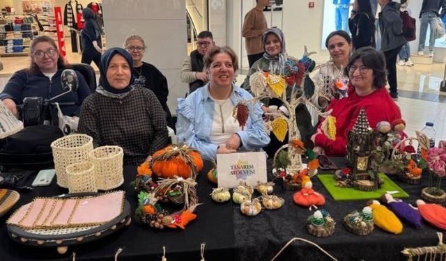 Bu eserlerin hepsi özel gereksinimli bireylerin ellerinden çıktı