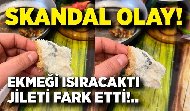 Ekmeğin içinden çıkanı görünce şok oldu