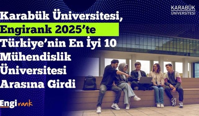 KBÜ, EngiRank'ta en iyiler arasında