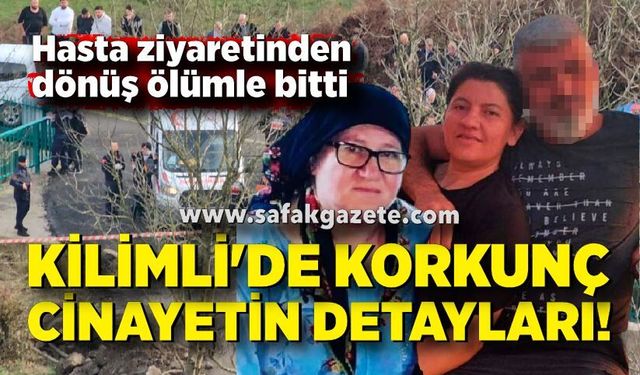 Kilimli'de korkunç cinayetin detayları! Hasta ziyaretinden dönerken kurşunların hedefi oldular