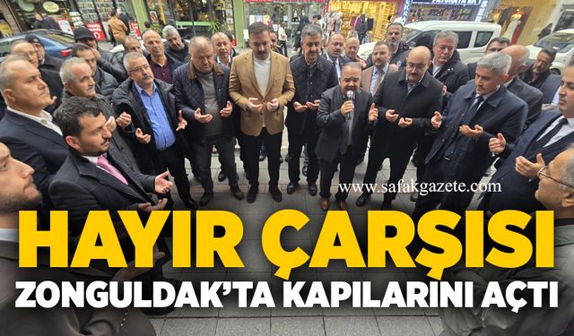 Hayır Çarşısı Zonguldak’ta kapılarını açtı