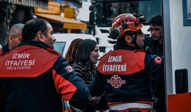 İş hanını alevler sardı, itfaiye 12 kişiyi kurtardı