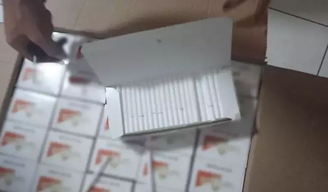 Bolu'da 198 bin kaçak makaron ele geçirildi