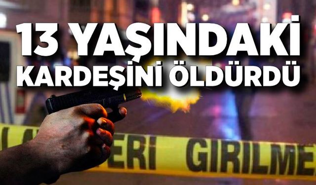 Kardeş cinayeti: Kavga ettiği kardeşini silahla vurdu