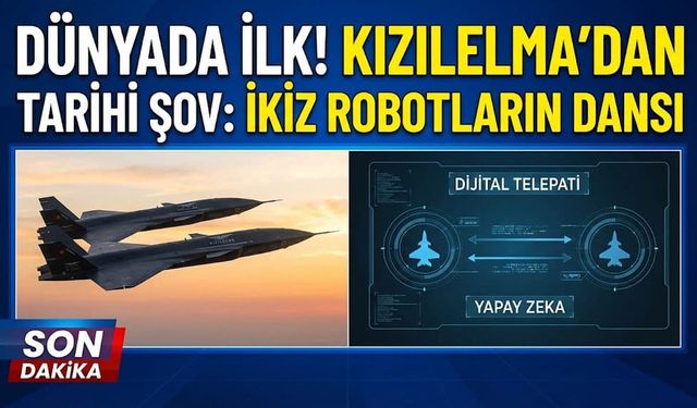 Kızılelma’dan Tarihi Şov: İkiz Robotların Dansı