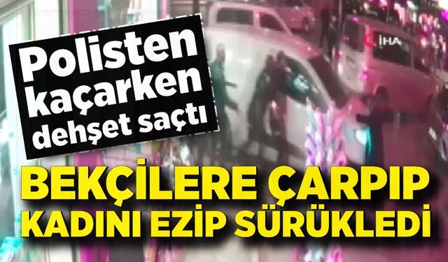 Polisten kaçarken yaşlı kadını ezdiler: Olay anı kamerada