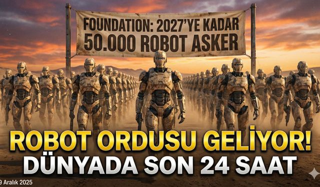 Robot Ordusu Geliyor! 2027'de 50 Bin Robot Asker Sahada 🤖