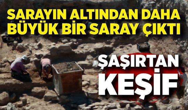 Kültepe'de sarayın altında saray bulundu