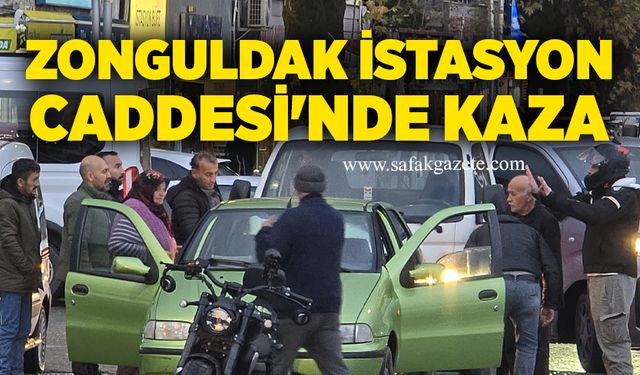 İstasyon Caddesi'nde kaza