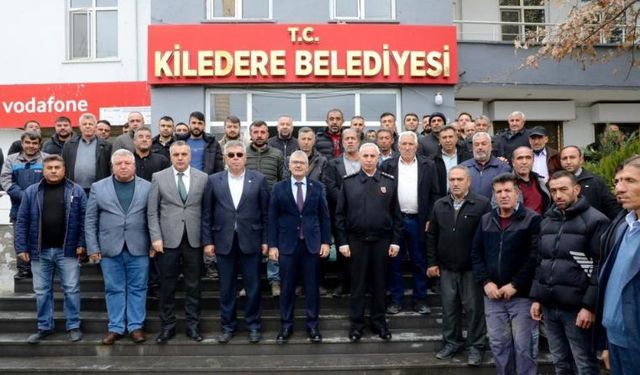 Halı saha kavgasının ardından Vali Çelik Kiledere’ye gitti
