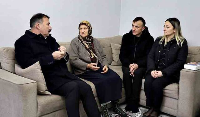 Başkan Ulupınar’dan Kavşur ailesine taziye ziyareti