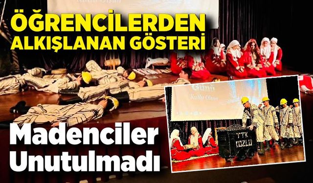 Madenciler anıldı, öğrenciler tam not aldı