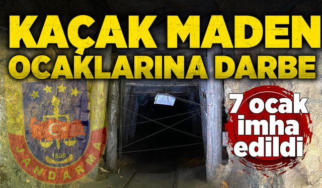 Zonguldak'ta 7 kaçak maden ocağı patlatıldı!
