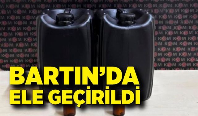 Bartın’da Kaçak Operasyonu: Etil Alkol Ele Geçirildi