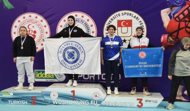 BARÜ’lü Sporculardan Wushu Türkiye Şampiyonası’nda 3 Madalya