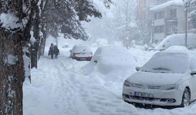Bolu’da Yoğun Kar Yağışı: Görüş Mesafesi 20 Metreye Kadar Düştü