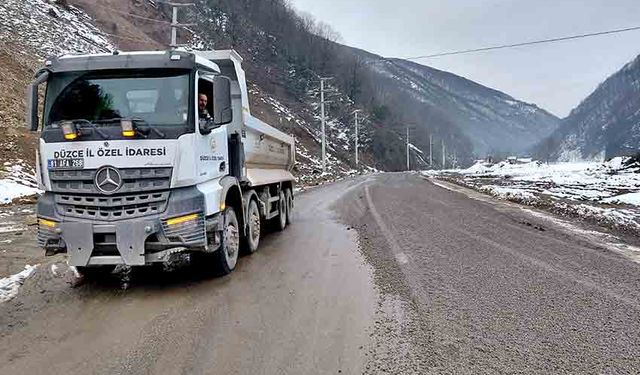 Düzce’de Köy Yollarına Konfor Dokunuşu