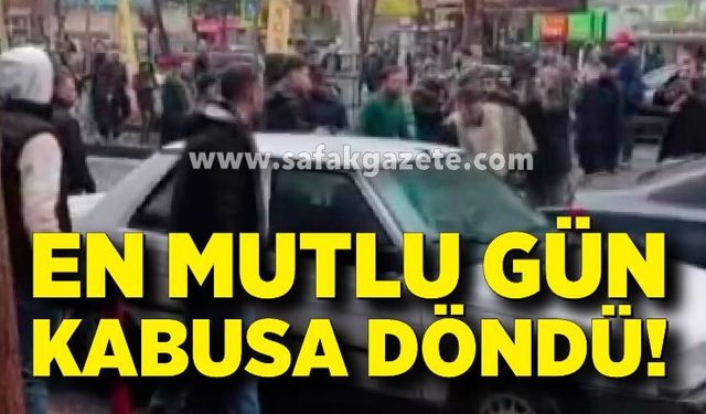 Düğün kana bulandı: Husumetli ailelerin kavgası sokağa taştı