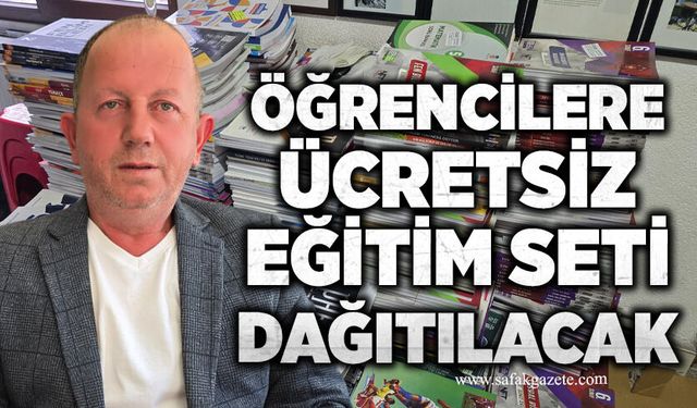 Öğrencilere ücretsiz eğitim seti dağıtılacak
