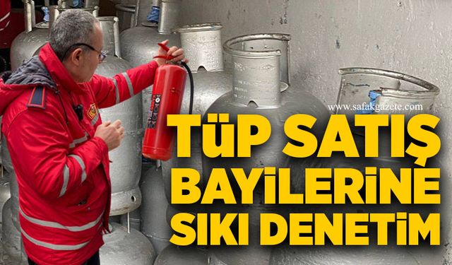 Devrek'te tüp satış bayileri denetlendi