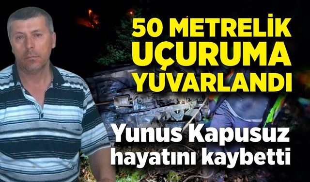 Otomobil Uçuruma Yuvarlandı: 1 Ölü, 2 Yaralı