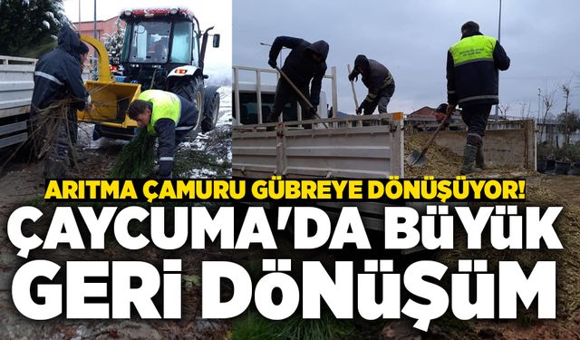 Çaycuma'da büyük geri dönüşüm: Arıtma çamuru gübreye dönüşüyor!