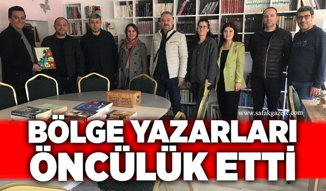 Bölge yazarları öncülük etti