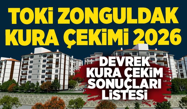Devrek TOKİ kura sonuçları belli oldu! İşte kazanan hak sahiplerinin listesi