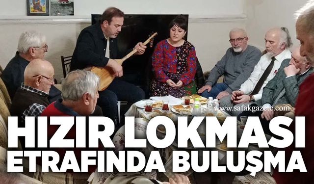Hızır lokması etrafında buluşma: Canlar Kozlu’da aynı sofrada bir araya geldi
