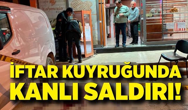 Pide kuyruğunda silahlı saldırı: 1 yaralı