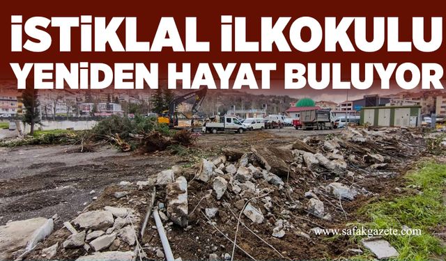 İstiklal İlkokulu yeniden hayat buluyor